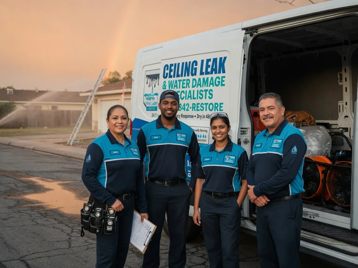 Ceiling Leak Cleanup company in Chilo, OH