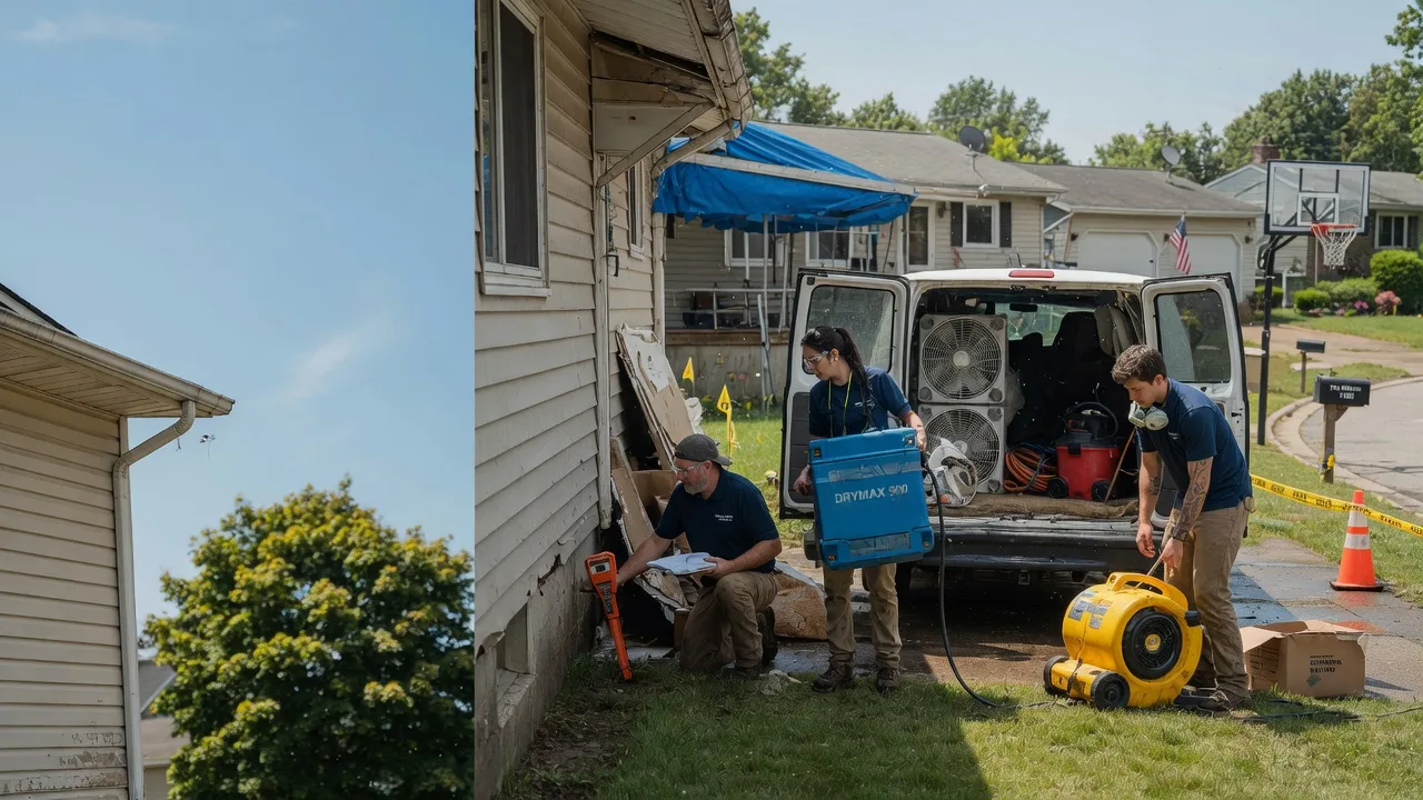 Ceiling Leak Cleanup in Chilo, OH near me