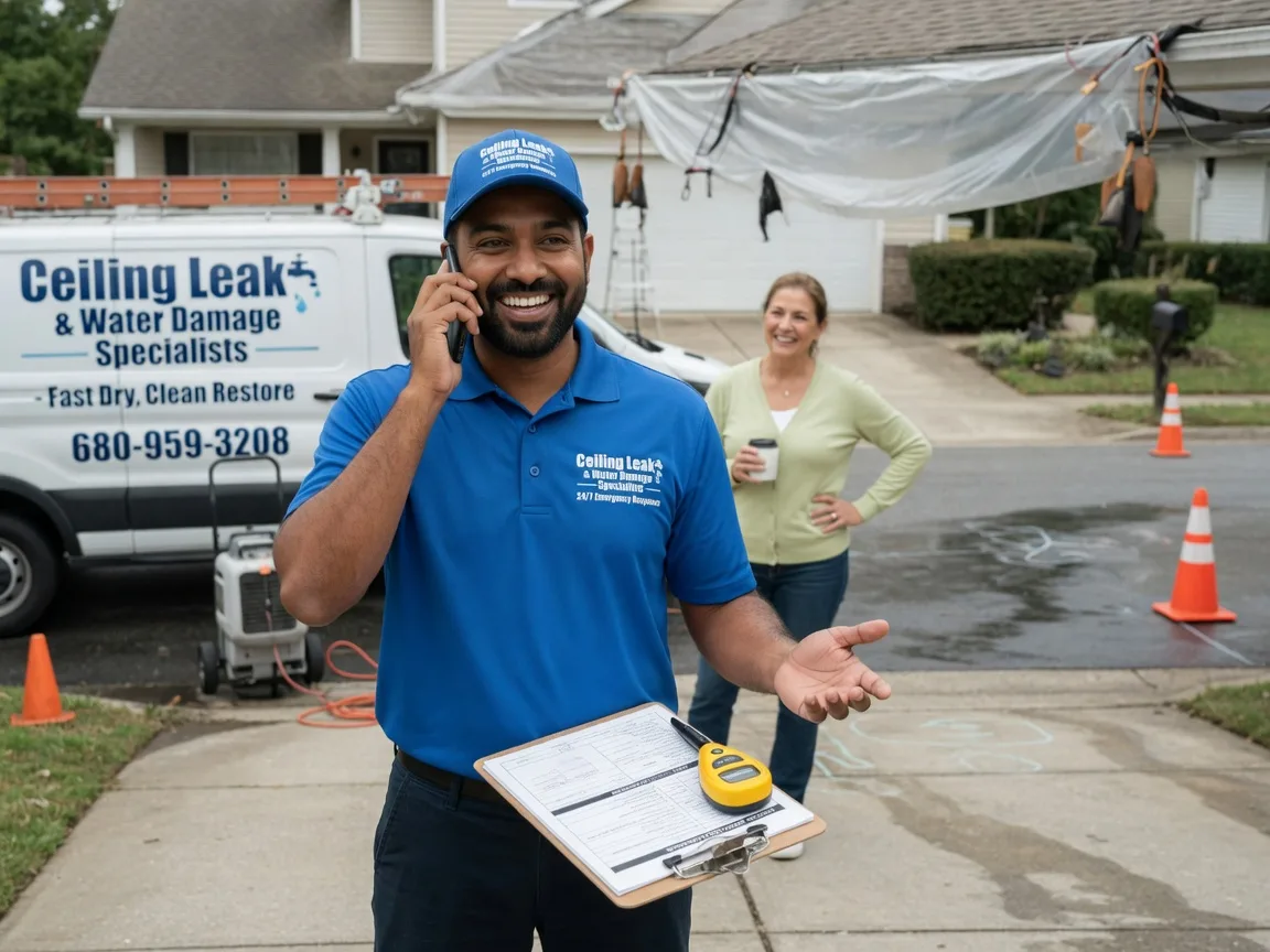 Ceiling Leak Cleanup Chilo, OH FAQs